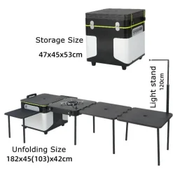 Tragbare, faltbare Outdoor-Kochstation - Chef Table