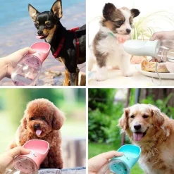 Tragbare Hundewasserflasche – Reise-Haustierspender für Haustiere