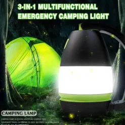 Tragbare 3-in-1-LED-Campinglaterne für Outdoor-Abenteuer