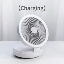 Tragbare kabellose faltbare Ventilator-Nachtlampe