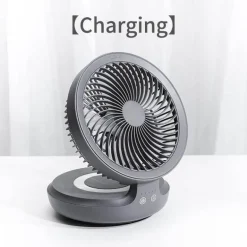 Tragbare kabellose faltbare Ventilator-Nachtlampe