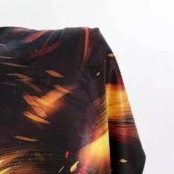 Tragbare Kapuzendecke mit Eis und Feuer in 3D