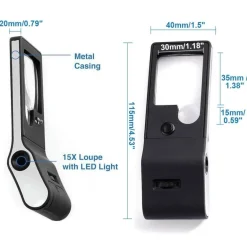 Tragbare LED-Taschenlampe - Einstellbare Lichtlinse