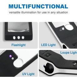 Tragbare LED-Taschenlampe - Einstellbare Lichtlinse