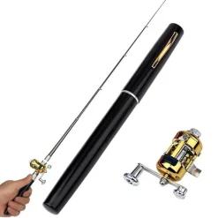 Tragbare Mini-Angelrute – kompakte Reise-Angelrute