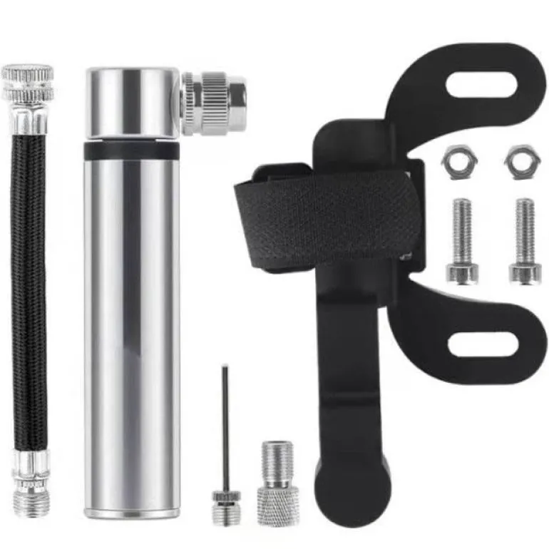 Tragbare Mini-Fahrradpumpe aus Aluminium – kompakte Fahrradluftpumpe