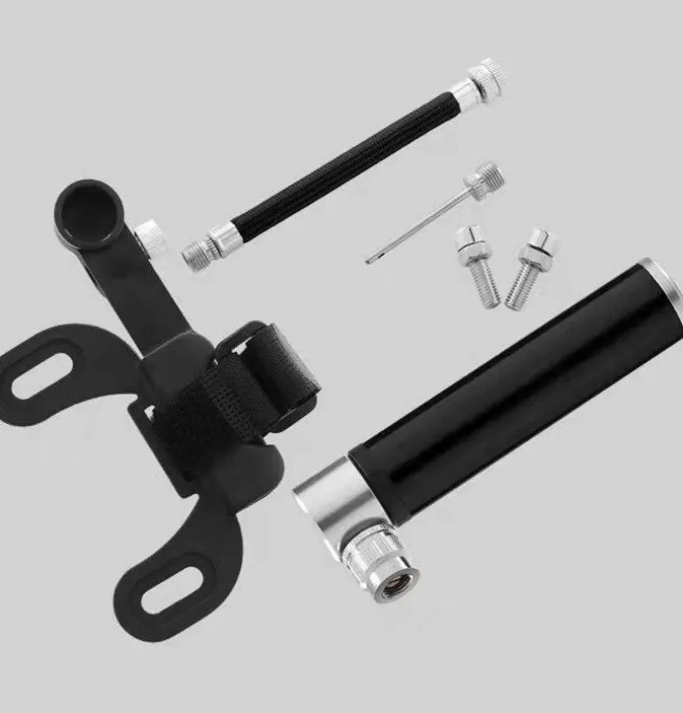 Tragbare Mini-Fahrradpumpe aus Aluminium – kompakte Fahrradluftpumpe