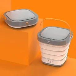 Tragbare Mini-Waschmaschine – Kompakte, faltbare Wäschelösung