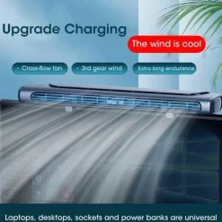 Tragbare, per USB wiederaufladbare Mini-Klimaanlage – Clip-On-Kühler