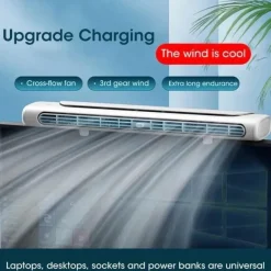 Tragbare, per USB wiederaufladbare Mini-Klimaanlage – Clip-On-Kühler