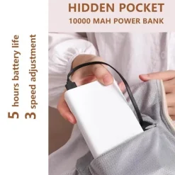 Tragbare, per USB wiederaufladbare Heizdecke – Wärme für unterwegs