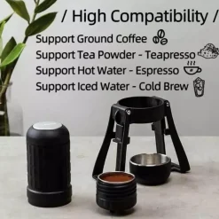 Tragbare Reisekaffeemaschine – Quick Brew Ultimate Brew System