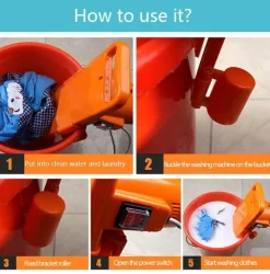 Tragbare Reisewaschmaschine – Kompakte Wäschelösung