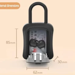 Tragbare Schlüsselaufbewahrungsbox - Reisepasswort-Organizer