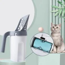 Tragbare Streuschaufel für Haustiere – leicht zu reinigendes Werkzeug für Katzen und Hunde