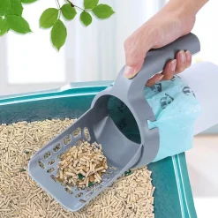 Tragbare Streuschaufel für Haustiere – leicht zu reinigendes Werkzeug für Katzen und Hunde