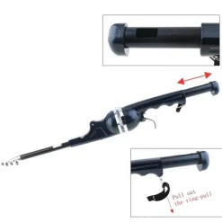Tragbare Teleskop-Angelrute - Klappbare Angelausrüstung