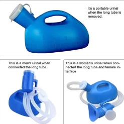 Tragbare Toilette für Senioren – Mobilitätshilfe mit großem Fassungsvermögen