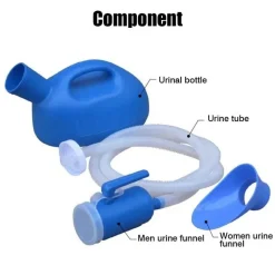 Tragbare Toilette für Senioren – Mobilitätshilfe mit großem Fassungsvermögen