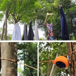 Tragbare, verstellbare Reisewäscheleine – einziehbare Wäscheleine