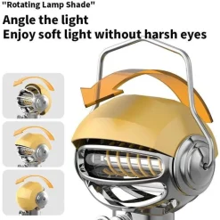 Tragbare wasserdichte Campinglampe – Leuchtlicht für den Außenbereich