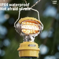 Tragbare wasserdichte Campinglampe – Leuchtlicht für den Außenbereich