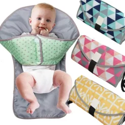 Tragbare wasserdichte Wickelunterlage - 3-in-1-Babymatte