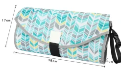 Tragbare wasserdichte Wickelunterlage - 3-in-1-Babymatte