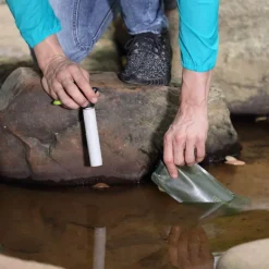 Tragbare Wasserfilterflasche - Camping-Reinigungssystem