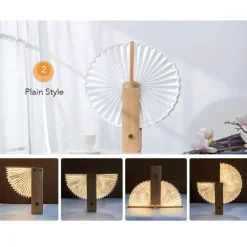 Tragbare wiederaufladbare Glow Sphere-Tischlampe - 360-Grad-LED-Stimmungslicht