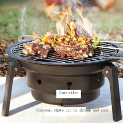 Tragbarer Antihaft-Campinggrill – Elite Adventure Cooker