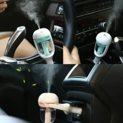 Tragbarer Auto-Luftbefeuchter – Mini-Luftbefeuchter mit mehreren Farboptionen