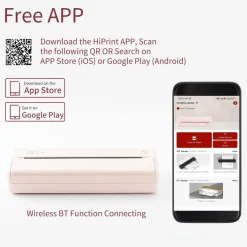 Tragbarer A4-Wireless-Drucker – Kompakter Drucker im Taschenformat