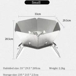 Tragbarer Camping-BBQ-Grill – Abenteuerbereiter Outdoor-Grill