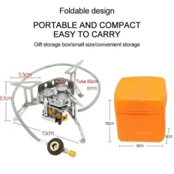 Tragbarer Camping-Gaskocher - Adventurer Chef Outdoor Cooking Flame