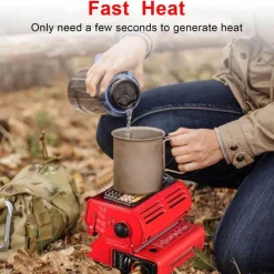 Tragbarer Camping-Gaskocher – Kompakter Outdoor-Kochherd