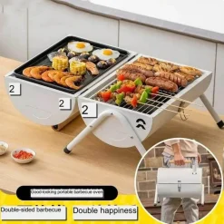 Tragbarer Campinggrill – einfach zu verwendendes Kochgerät für den Außenbereich