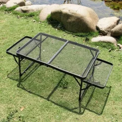 Tragbarer Camping-Grilltisch – Leicht zu transportierende Outdoor-Kochstation