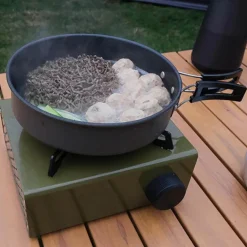 Tragbarer Campingkocher - Einzelbrenner zum Kochen im Freien