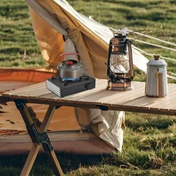 Tragbarer Campingkocher - Einzelbrenner zum Kochen im Freien