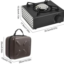 Tragbarer Campingkocher - Einzelbrenner zum Kochen im Freien