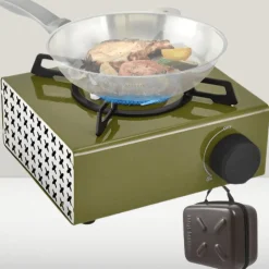 Tragbarer Campingkocher - Einzelbrenner zum Kochen im Freien