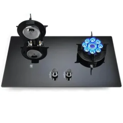 Tragbarer Doppelgasherd - Anhebbarer Kochbereich