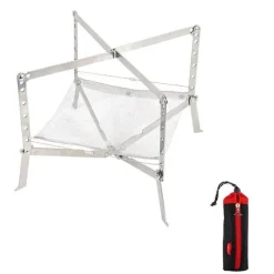 Tragbarer Edelstahl-Feuerrost - Mini-Flammengrill