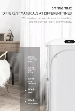 Tragbarer elektrischer Dampftrockner - Faltbare Bügelmaschine