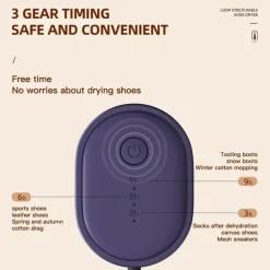 Tragbarer elektrischer Schuhtrockner - Dehnbarer Schuhsterilisator