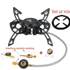 Tragbarer, faltbarer Gaskocher – Outdoor-Klauenbrenner