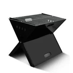 Tragbarer, faltbarer Holzkohlegrill – X-förmiger Outdoor-Grill