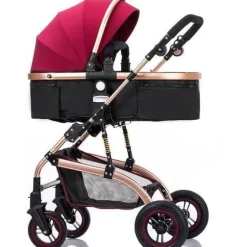 Tragbarer, faltbarer 3-in-1-Kinderwagen – Hochformat-Design mit zwei Richtungen