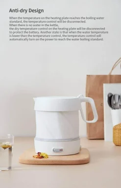 Tragbarer, faltbarer Wasserkocher – Reisekessel für heißes Wasser